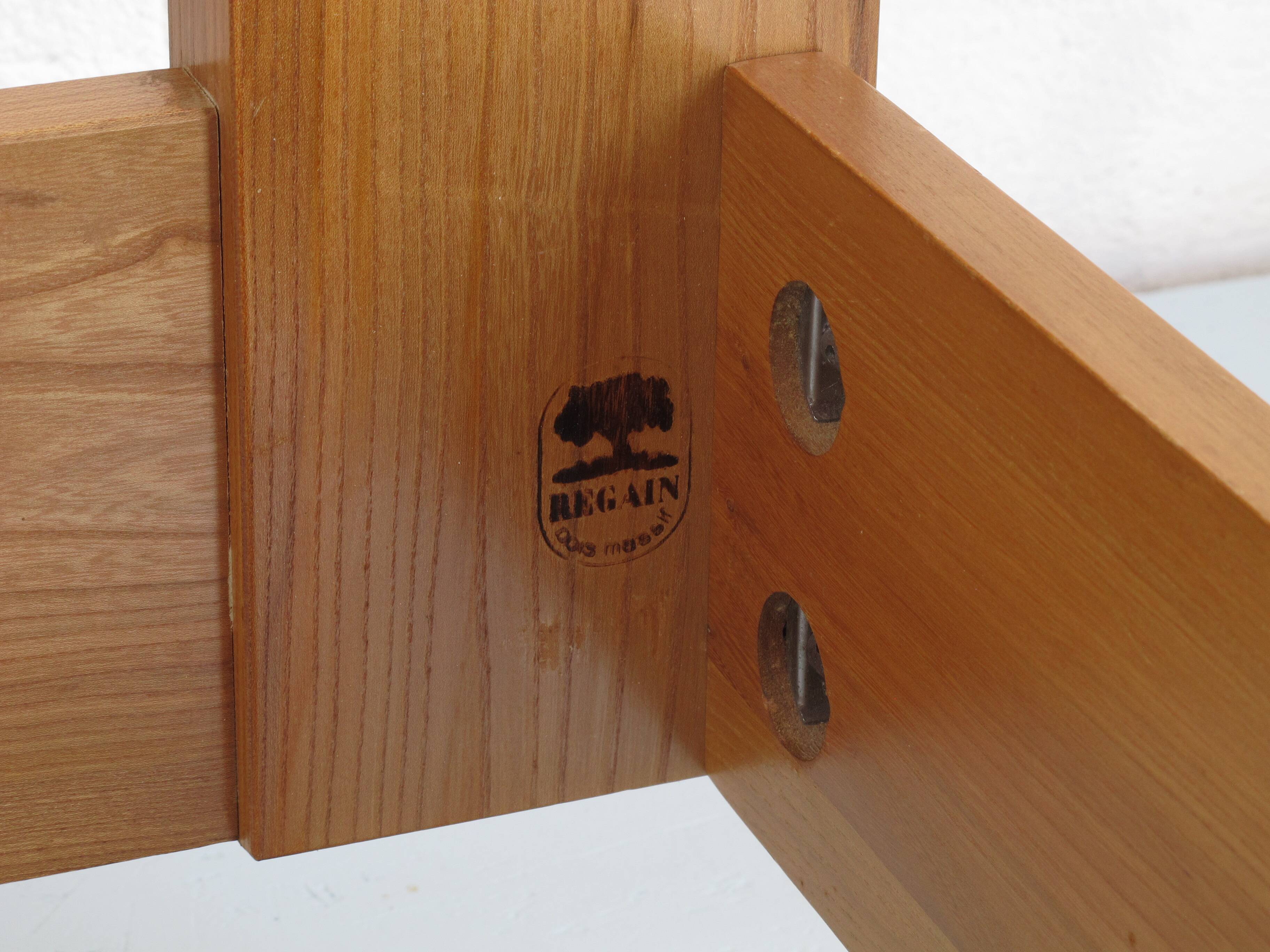 140 solid elm bed Regain certified