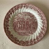 Royal Wessex red English dinner plate