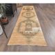 1970s Turkish Oushak Wool Runner Rug 84x378