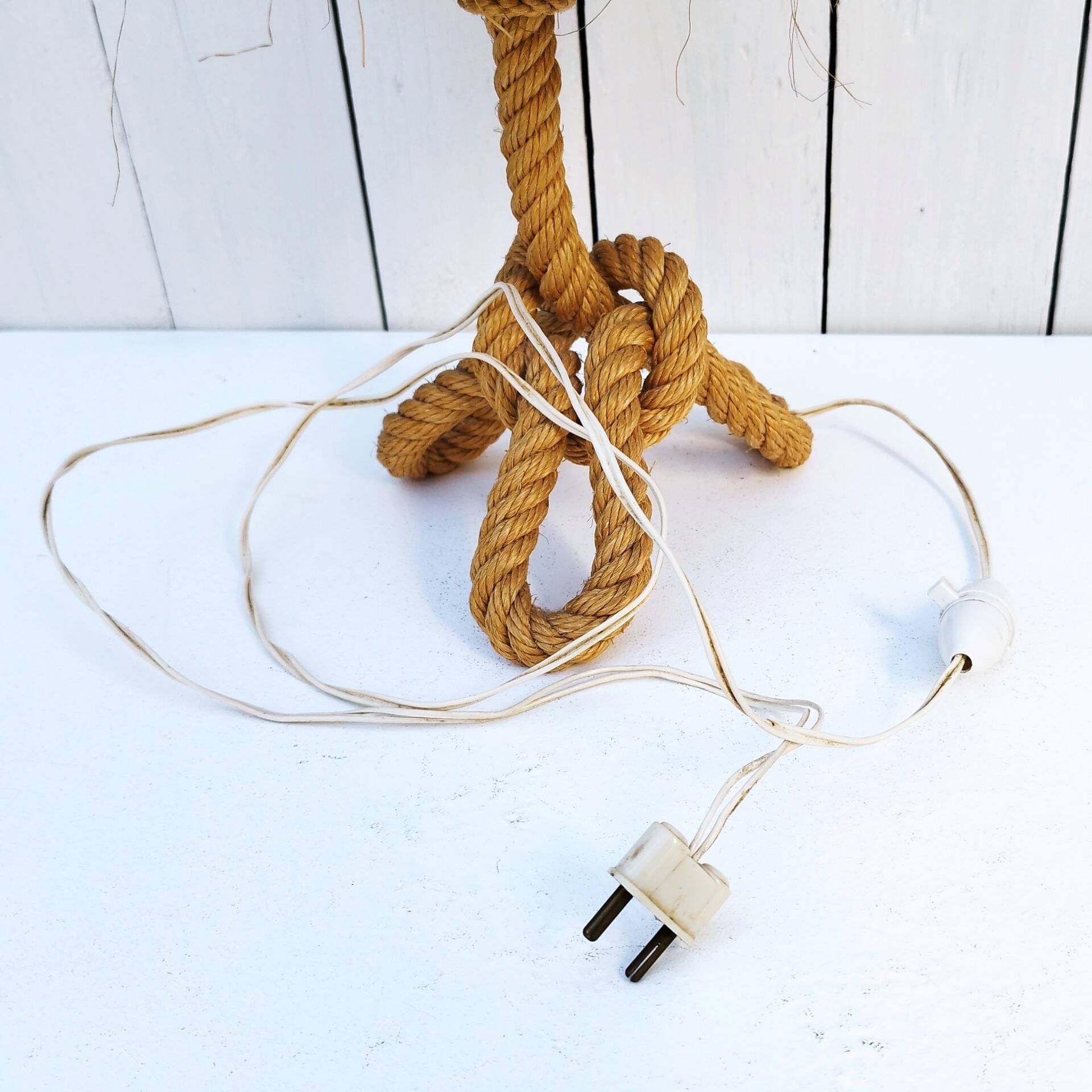 Rope table lamp Audoux Minet design