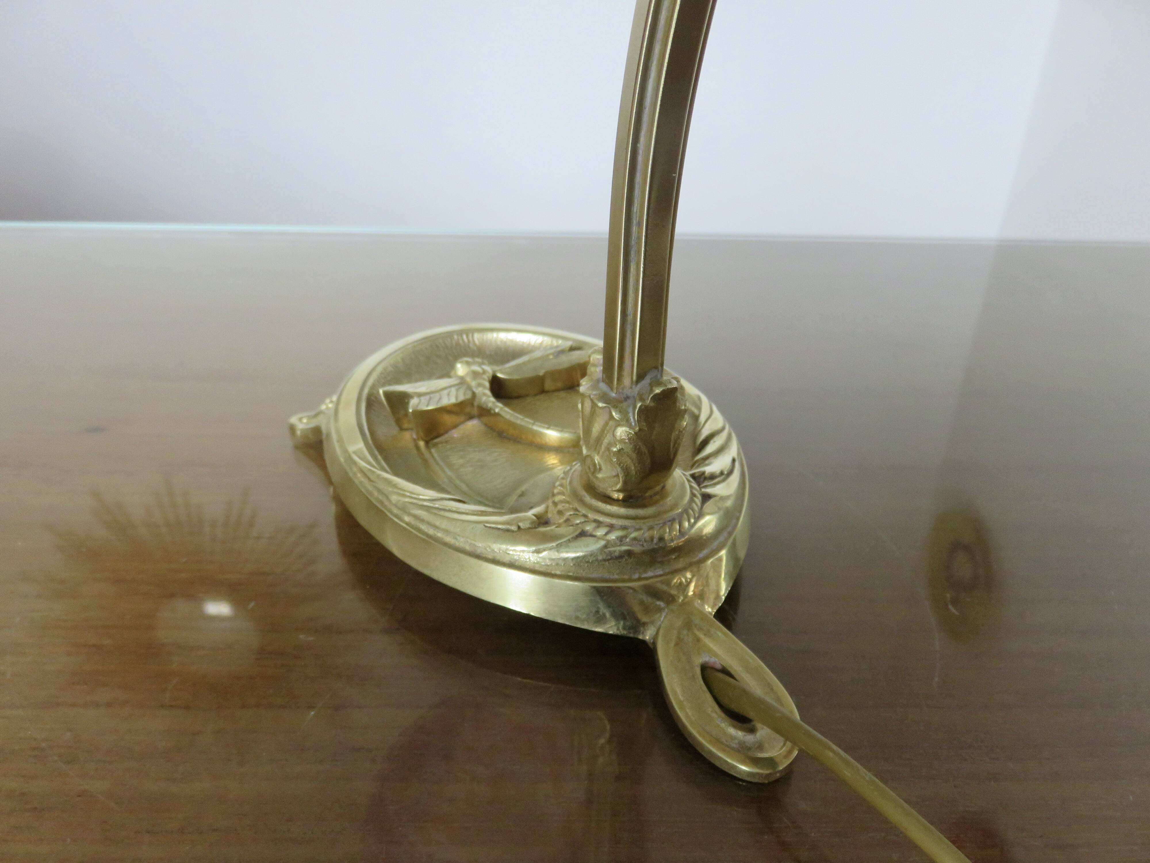 Lampe champignon en verre marmoréen 1930 /1950