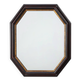 Octagonal Bronze‑Toned Wall Mirror by Deknudt, Belgium, 20th Century