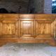 Sideboard with 3 doors in Louis Philippe style made of solid oak.