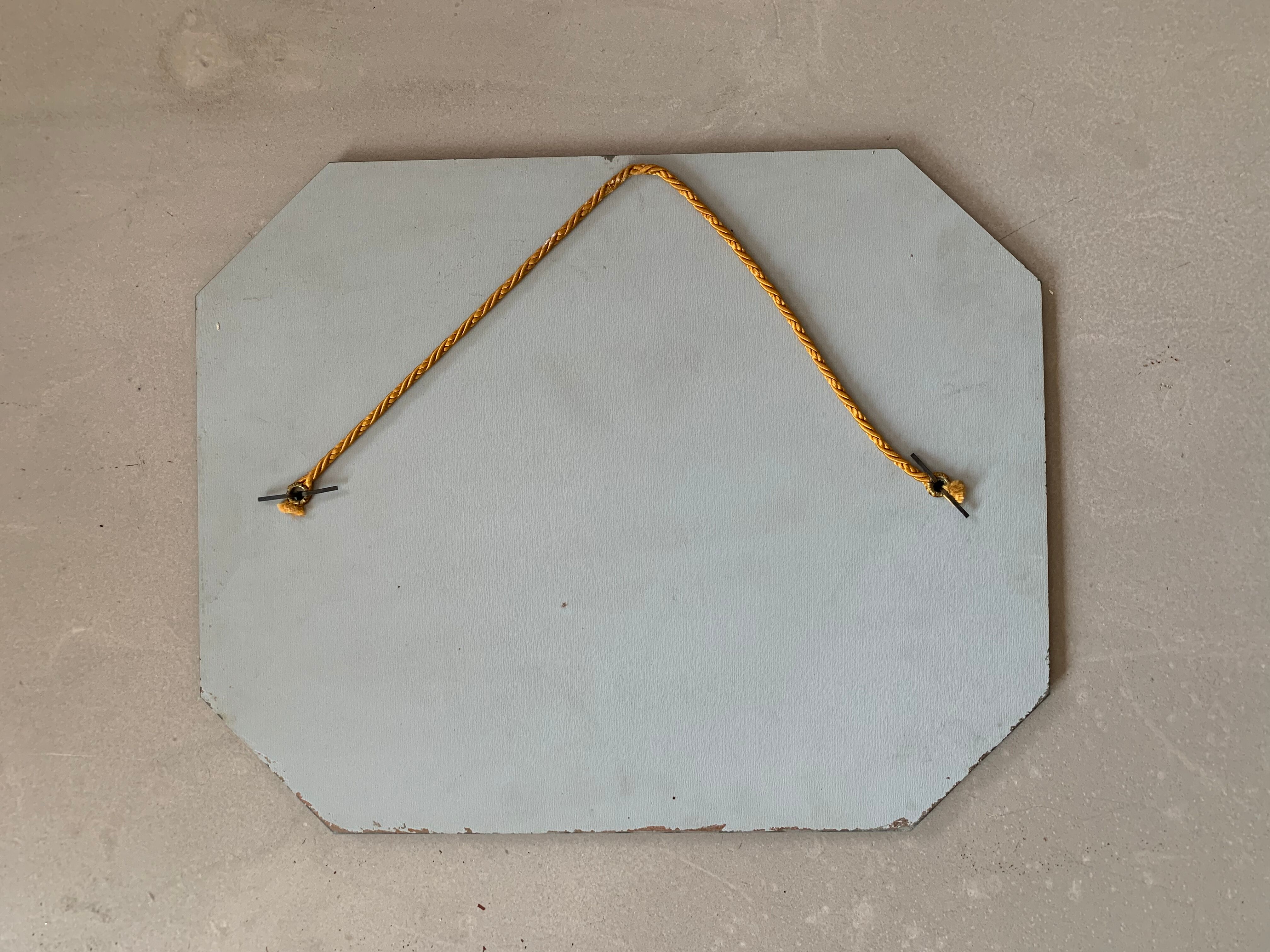 Old beveled wall mirror