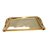 Old art deco mirror serving tray