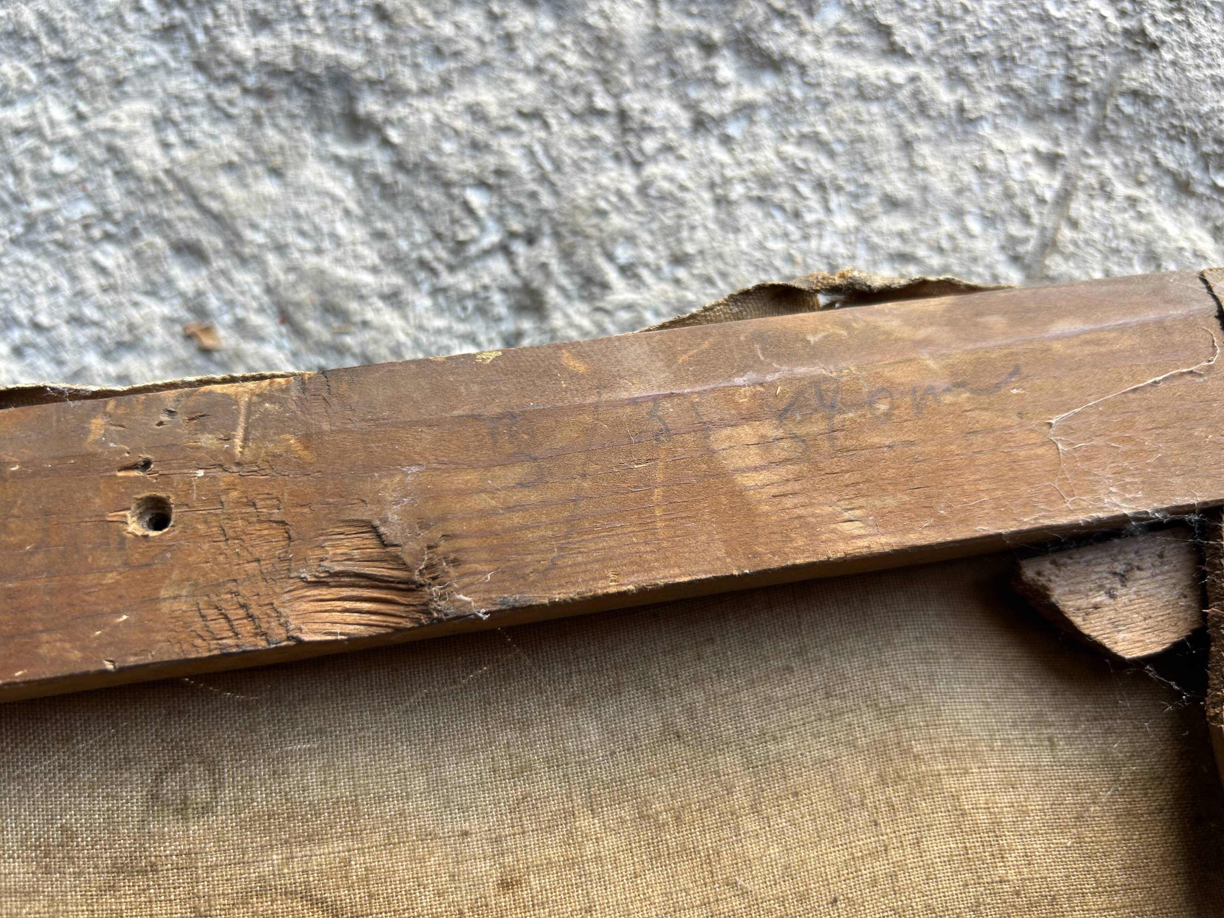 Tableau ancien signé Back, 1943