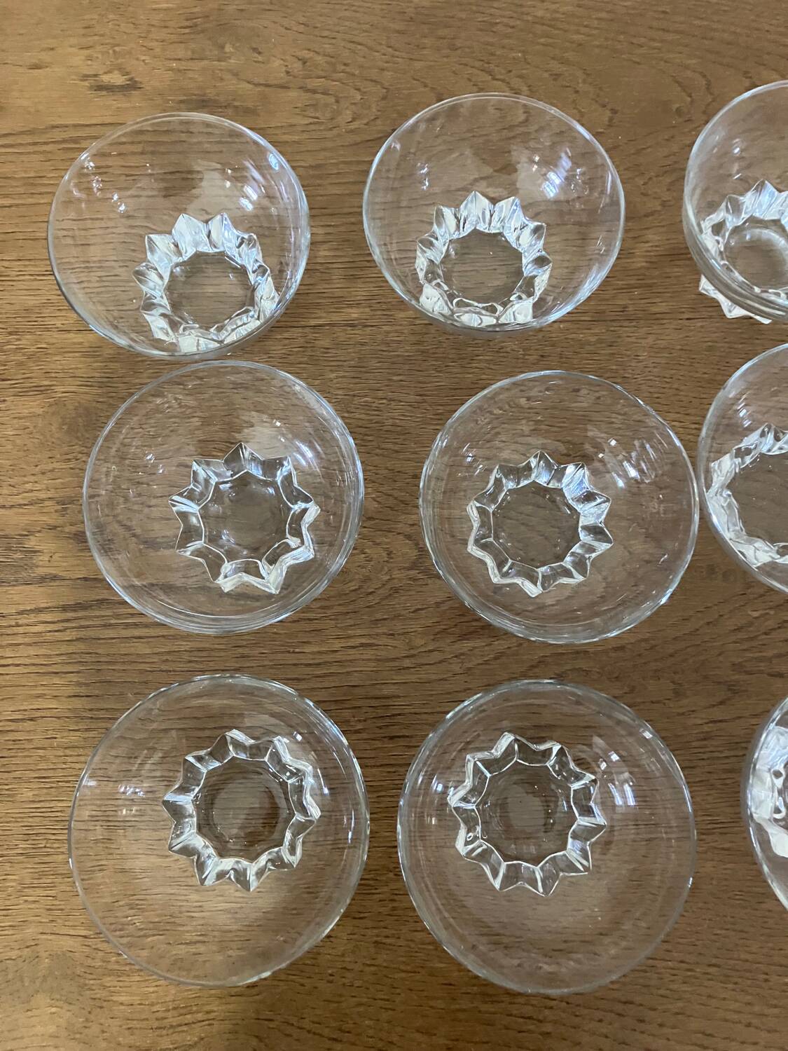 12 champagne glasses