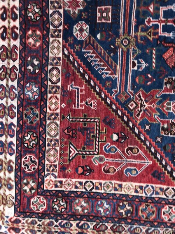 Former carpet Persian Ghashghai done hand 145 X 189 CM