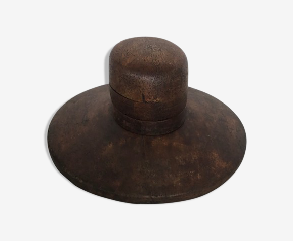 Forme à chapeaux ancienne en bois massif - XXe Siècle | Selency