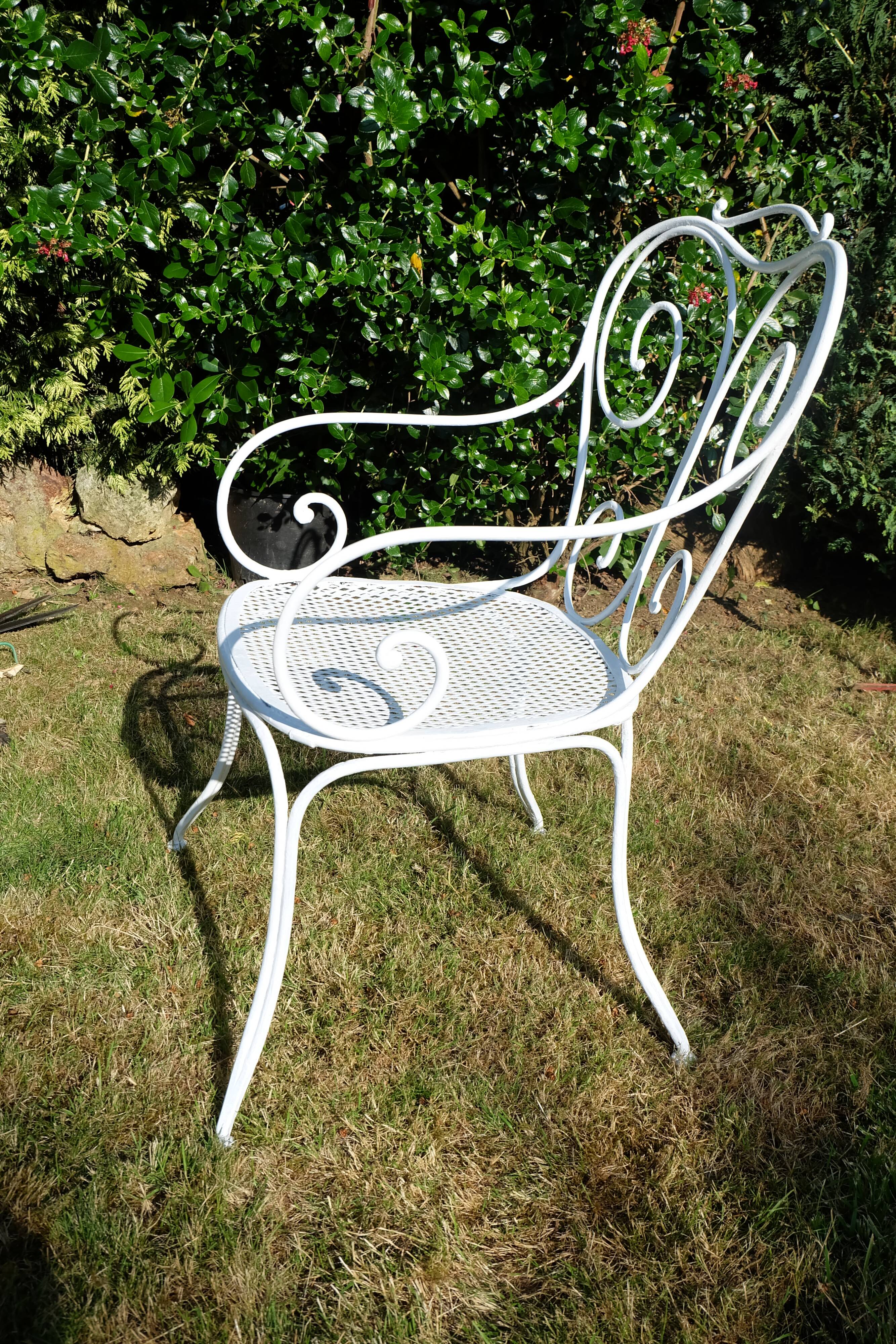 Garden armchair