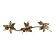 Wall lamp with three flowers by Willy Daro, Belgium, 1970s