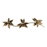 Wall lamp with three flowers by Willy Daro, Belgium, 1970s