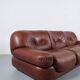 Sapporo leather sofa 1970s by Mobil Girgi publisher