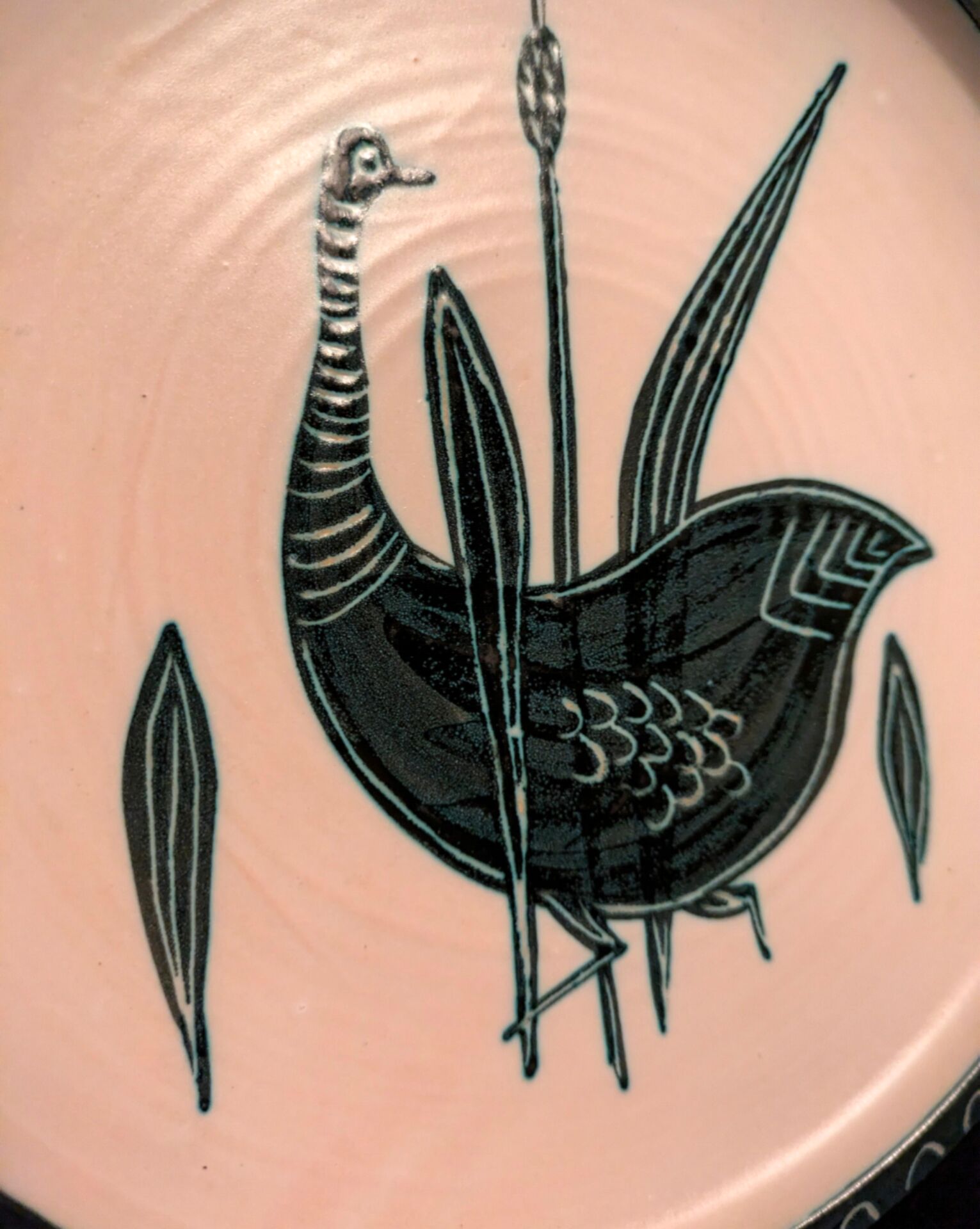 Collection plate Yvon Roy Vallauris