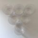Set of 6 striped glasses