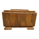 Art Deco display cabinet in walnut