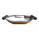 Art deco style stainless steel dish