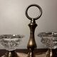 Deux salières doubles cristal de Baccarat