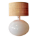 Opaline glass lamp with a rattan shade Anne Nilsson IKEA