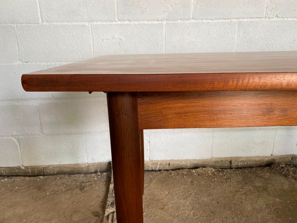 Scandinavian table in teak and rosewood vintage 60s