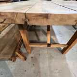 Old workshop table in elm