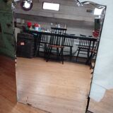 Beveled art deco mirror - 84x56cm
