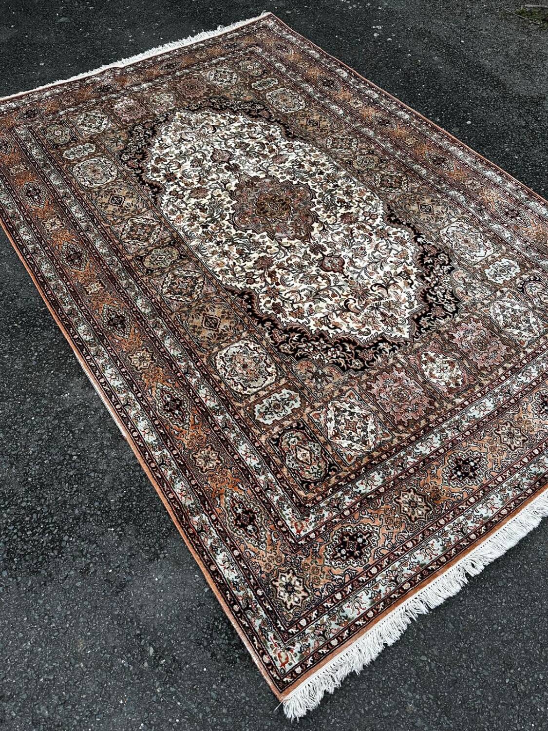 Turkish silk carpet