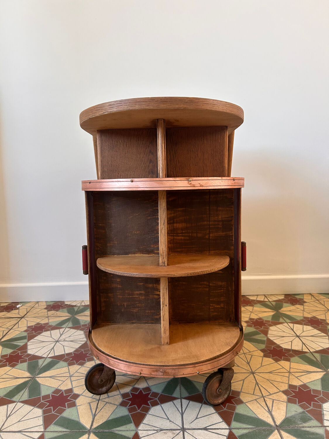 Vintage 50/60 rolling trolley