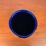 Cobalt blue ceramic vase from the Bangkok series by Melitta, mid-century, 1960s.