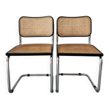Pair of Cesca Marcel Breuer chairs Made in Italy