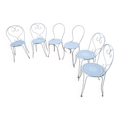 Chaise fer forgé