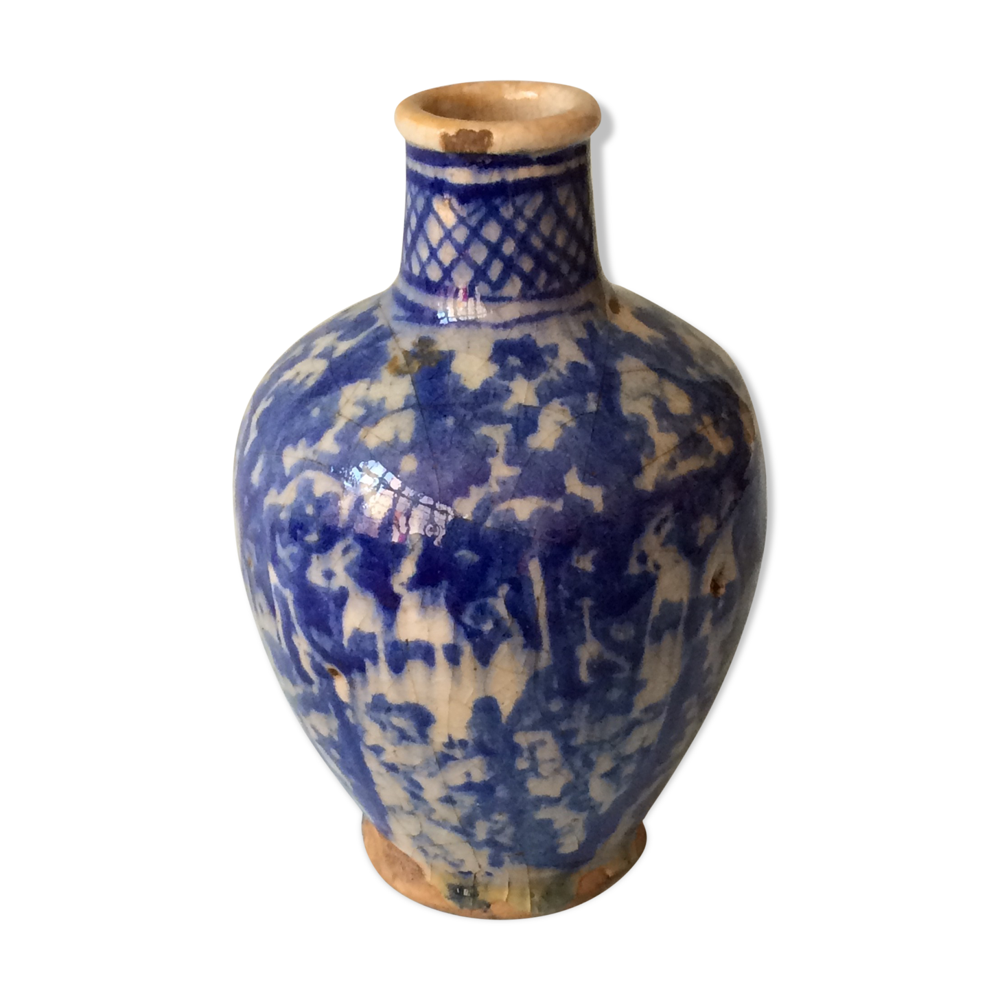 Ceramic decanter chemla blue