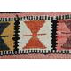 Vintage Turkish Oushak Handmade Wool Cotton Orange Runner Rug 97x315