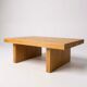 Japanese-style coffee table in oak, 1990s