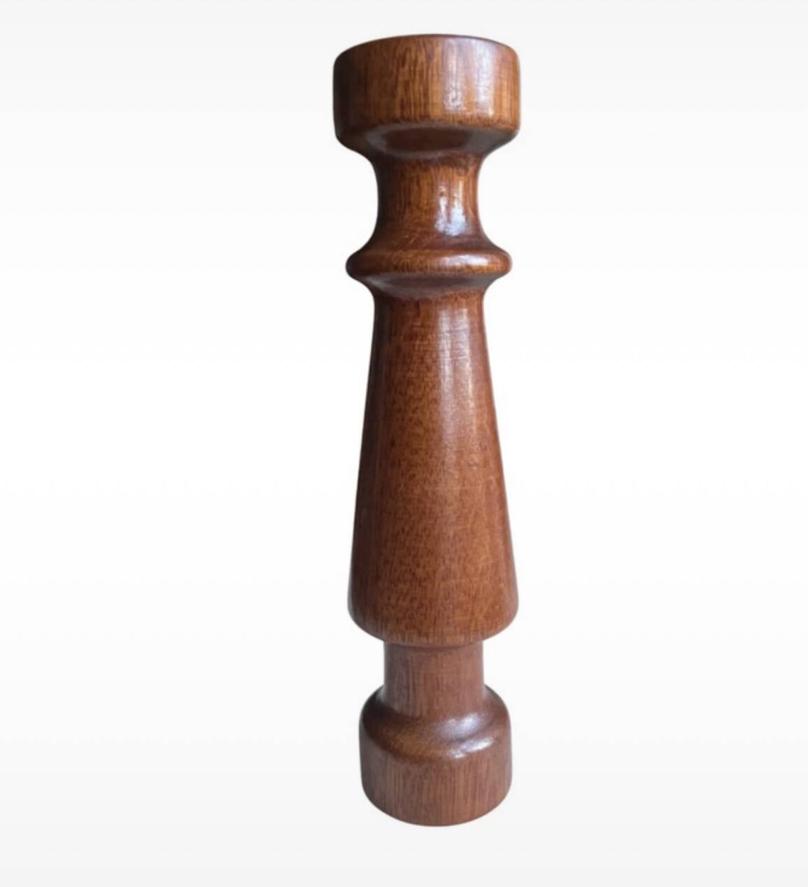 Bougeoir bois tourné de style scandinave