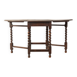 table à rabats antique
