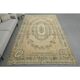 1970s vintage Turkish Oushak handmade wool cotton orange area rug 209x310