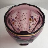 Crystal flower vase early 20th century