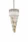 Monumental large chandelier Venini Murano glass 140cm