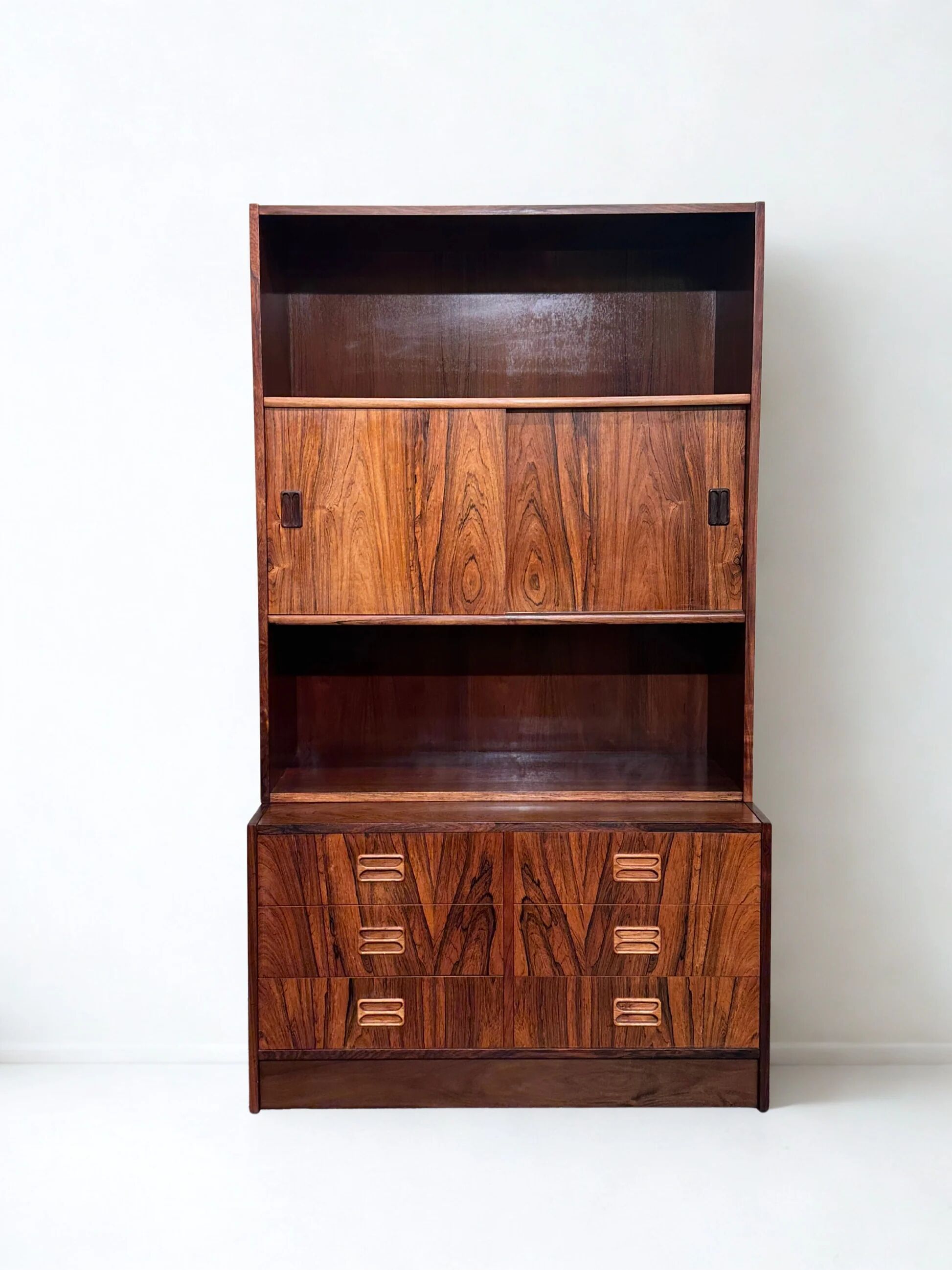 Rosewood high bookshelf