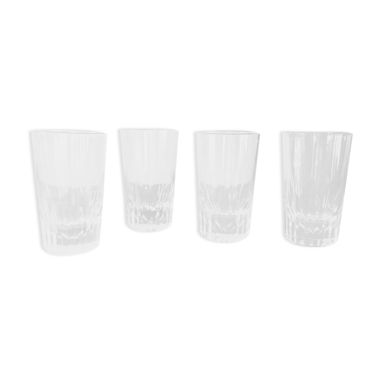 Set of 4 Baccarat glasses