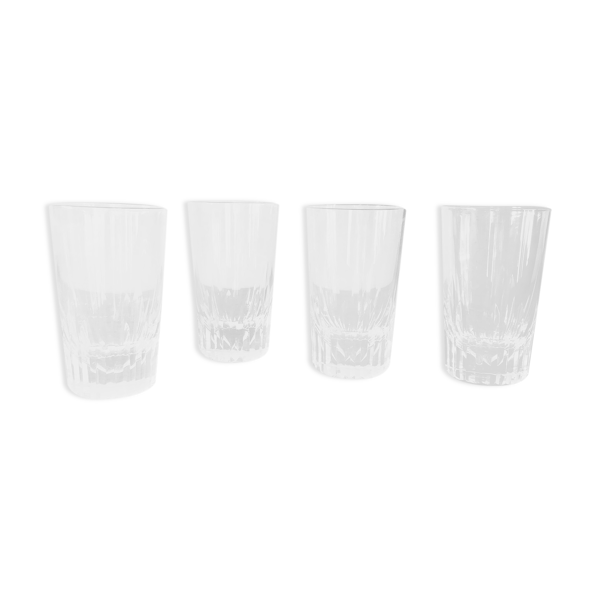 Lot de 4 verres Baccarat
