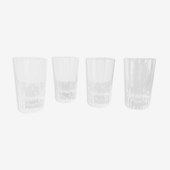 Set of 4 Baccarat glasses
