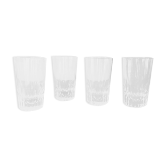 Set of 4 Baccarat glasses