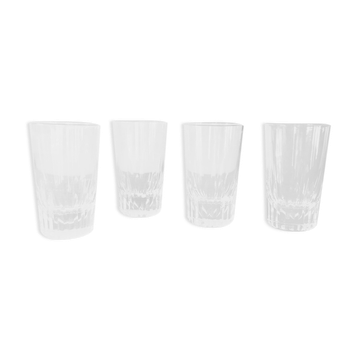 Set of 4 Baccarat glasses