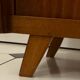 Vintage shoe cabinet with splayed legs
