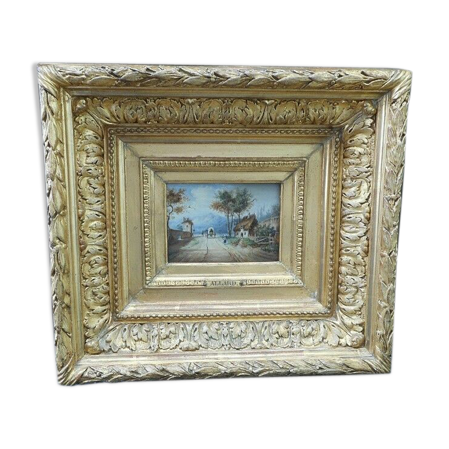 Painting signed Allard of the 19th