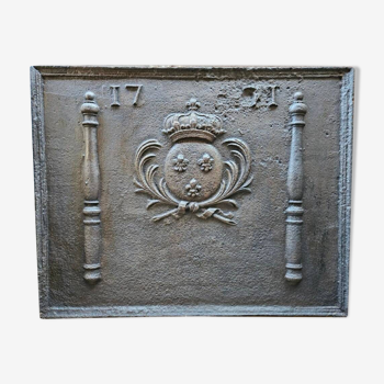 R. De France fireplace plate 81 x 64 cm