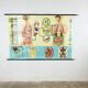 educational pull-down Jung Koch school map human anatomy chart