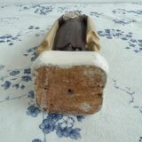 Antique statue of Saint Therese of Lisieux, religious plaster figurine